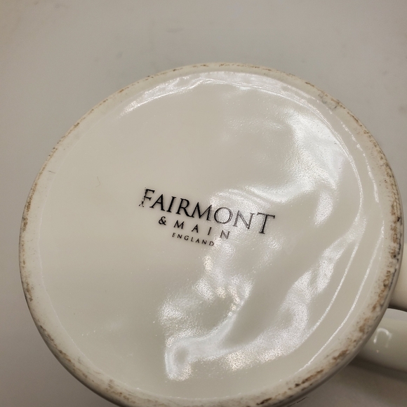 Kitty Cat Pawprints Coffee Tea Mug Cup Fairmont and Main England - Picture 6 of 6